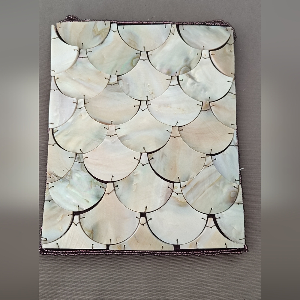 Vintage Sea Cove Mother Of Pearl Bag